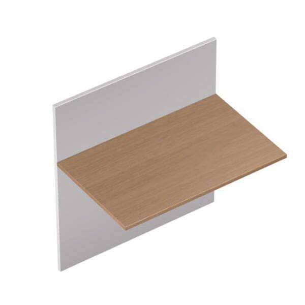 Модуль ресепшн прямой PROFIQUADRO КВ 433 1000x695x1112 (Белый премиум / Вишня скандинавская)