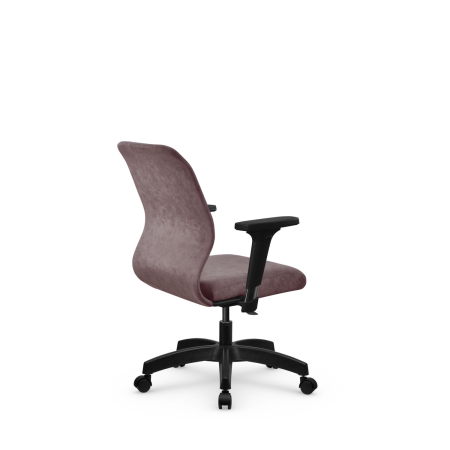 Кресло для руководителя Метта SU-Mr-4(Vivaldi)/подл.200/осн.005 (Темно-розовый)