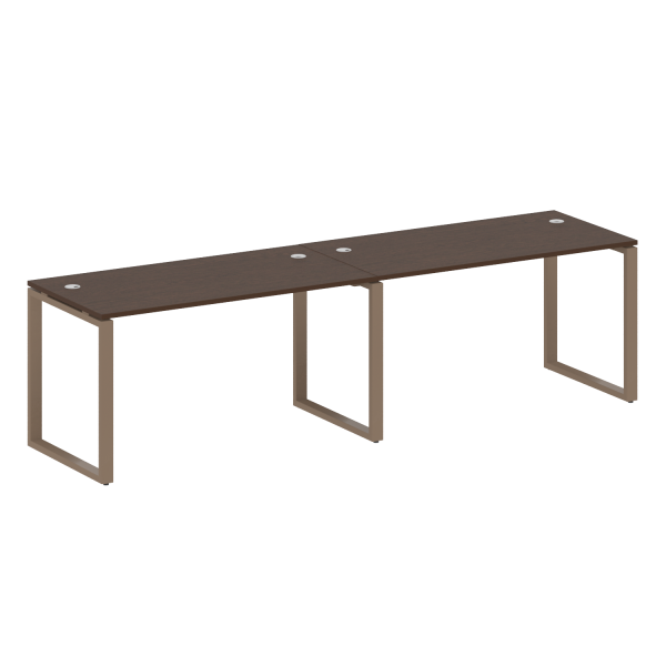Рабочая станция Metal System Style БО.СМ-2.3 2800x720x750 (Венге Цаво/Мокко металл)