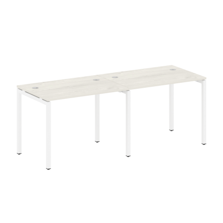 Рабочая станция на 2 раб.места Metal System Style БП.СМ-2.1 2000x720x750 (Акация/Антрацит металл)