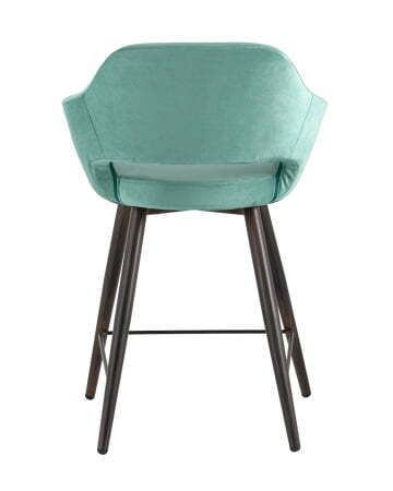 Стул полубарный Саймон велюр морской (Стул полубарный Саймон морской)