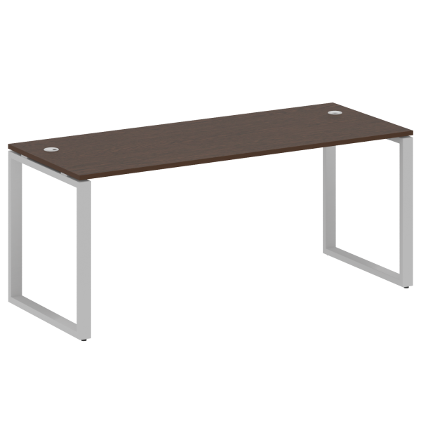 Стол письменный Metal System Style БО.СП-5 1800x720x750 (Венге Цаво/Серый металл)