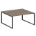 Рабочая станция Metal System Style БО.РАС-СП-2.4 1600x1475x750 (Дуб Наварра/Серый металл)