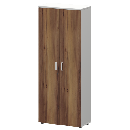 Шкаф Смарт СМШ-58Д Тип1 792x380x1990 (Белый/Таксония)