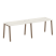 Рабочая станция на 2 рабочих места на А-образном м/к Metal System Style БА.СМ-2.2 2400x720x750 (Дуб наварра/Серый металл)