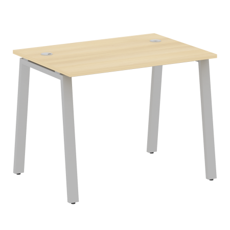 Стол письменный Metal System Style БА.СП-1 1000x720x750 (Акация/Серый металл)