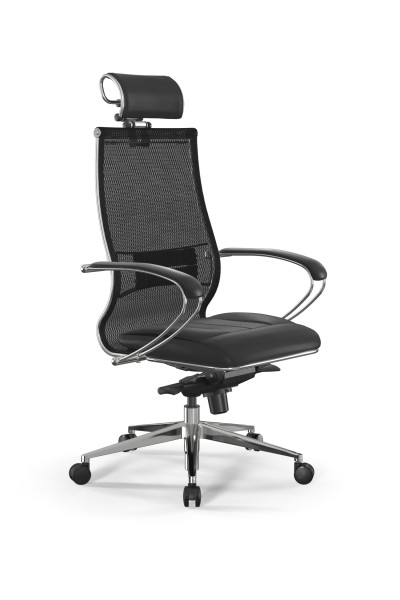 Кресло для руководителя Метта Samurai L2-6K - TS+Infinity /Kc00/Wm06/K2cL/H2cL-3D(M06.B32.G11.W03) (Черный)