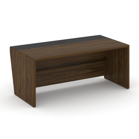 Стол руководителя прямой Corner COR.SR-18 (1800x900x750) (Орех Лоренцо-Графит)