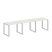 Рабочая станция Metal System Style БО.СМ-3.1 3000x720x750 (Дуб Наварра/Серый металл)
