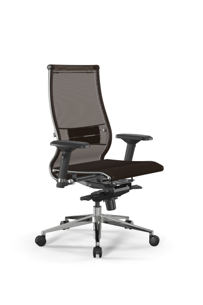 Кресло для руководителя Метта Samurai L2-5D - TS /Kc00/Nc00/D04P(M06.B32.G11.W03) (Темно-коричневый)