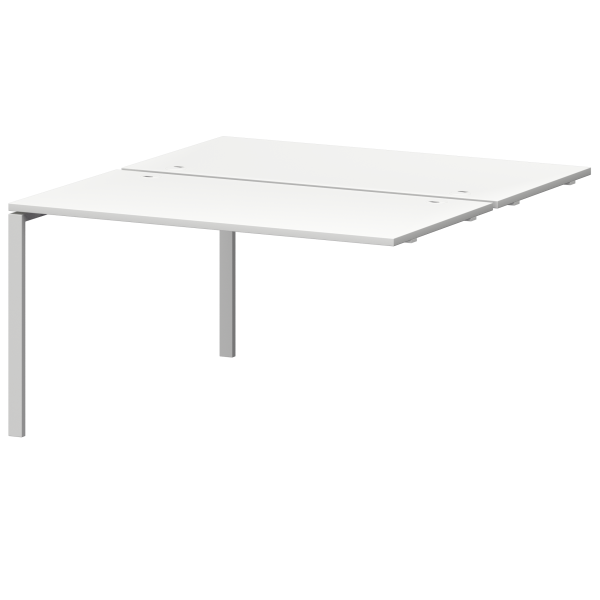 Модуль двойной универсальный на металлокаркасе Смарт СМС2-П-10К.149Э.Пр25 1000x1496x750 (Белый/Белый)