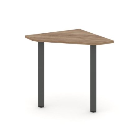 Угловой элемент стола SN-6.USP-021 (800х800х750) (Дуб Табак/Металл Антрацит)