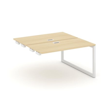 Стол-приставка к опорным элементам SN-5O.DPRS-024 (1580х1632х750) (Акация Лорка/Металл Белый)