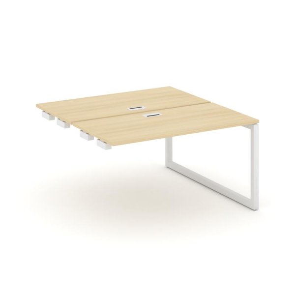 Стол-приставка к опорным элементам SN-5O.DPRS-023 (1380х1632х750) (Акация Лорка/Металл Белый)