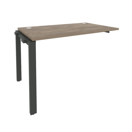 Наборный элемент рабочей станции на П-образном м/к Onix O.MP-1.NRS-2.7 1180x720x750 (Тиквуд Темный/Черный металл)