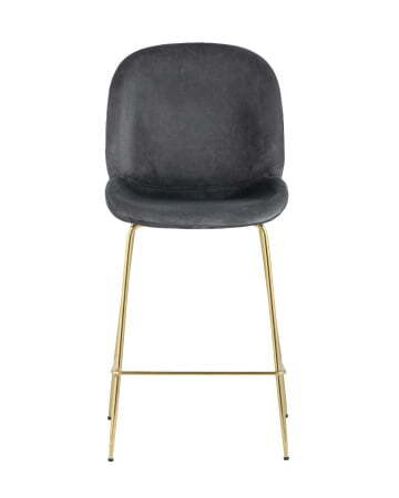 Стул полубарный Beetle со спинкой серый (Стул полубарный Турин серый)