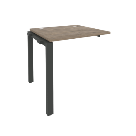 Наборный элемент рабочей станции на П-образном м/к Onix O.MP-1.NRS-0.7 780x720x750 (Тиквуд Темный/Черный металл)