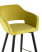 Стул барный Саймон велюр золотистый (Стул барный Саймон золотистый)