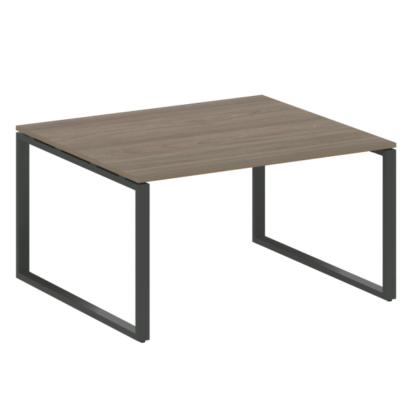 Переговорный стол 1 столешница Metal System Style БО.ПРГ-1.3 1400x1235x750 (Вяз/Антрацит металл)