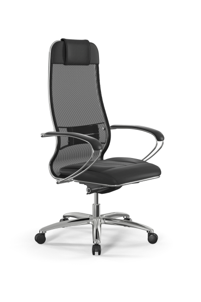 Кресло для руководителя Метта Samurai L1-2K - TS+Infinity /Uc00/Wm06/K2cL(M26.B31.G20.W03) (Черный)