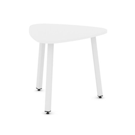 Стол переговорный SN-5.SPRG-70.3 (900х900х750) (Белый/Металл Белый)