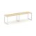 Рабочая станция 1 сторонняя SN-5O.ORS-004 (3160х600х750) (Тиквуд Светлый/Металл Антрацит)