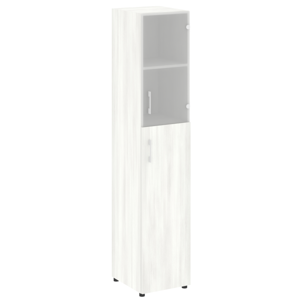 Шкаф высокий узкий нужен топ правый LT.SU 1.7 R 400x450x1990 (Снежная Патина)