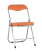 Стул складной ДЖОН металлик, оранжевый (Стул складной Джон оранжевый)
