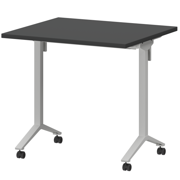 Стол мобильный складной Моби МБ25-80.70 800x700x750 (Графит/Белый)