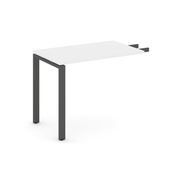 Брифинг-приставка SN-6P.BR-001 (580х600х750) (Белый/Металл Антрацит)