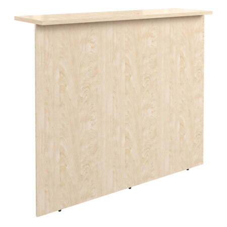 Стойка ресепшен прямая Dex DMS 120 1200x400x1200 (Бук Тиара)