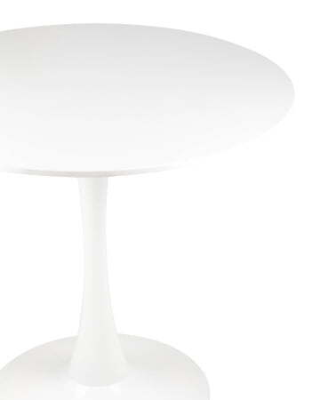Стол Tulip D80 белый (Стол обеденный Tulip белый)