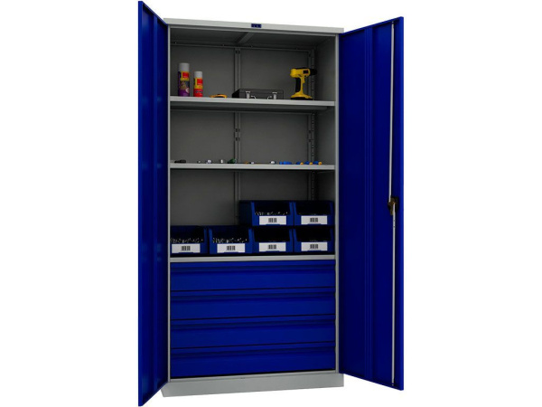 Шкаф инструментальный ТС 1995-003040 (Серый/Синий)