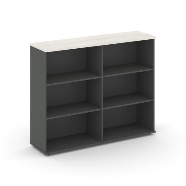 Тумба опорная/приставная SN.TOP-151 (1232х400х1150) (Антрацит/Дуб Наварра)