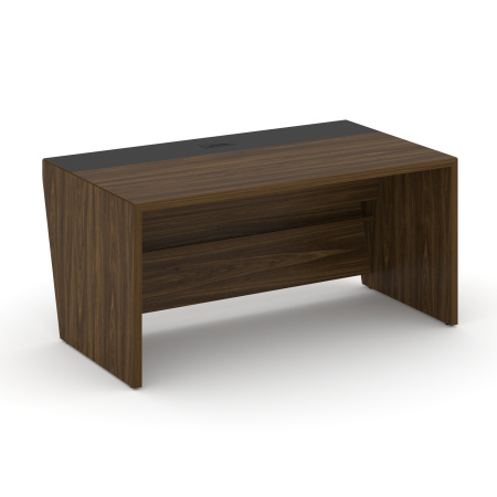 Стол руководителя прямой Corner COR.SR-16 (1600x900x750) (Орех Лоренцо-Графит)