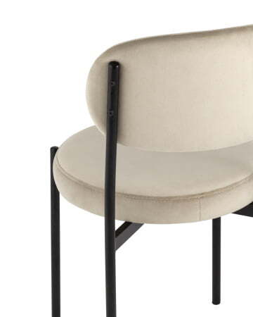 Стул Бриф велюр бежевый (Стул Бриф бежевый)