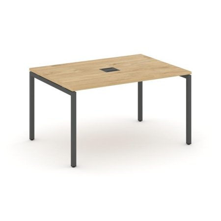 Стол переговорный SN-4P.SPRG-001 (980х980х750) (Тиквуд Светлый/Металл Антрацит)