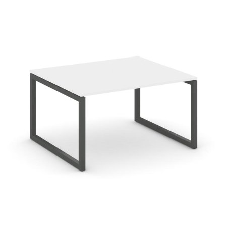 Стол переговорный SN-5O.SPRG-033.3 (1380х1180х750) (Белый/Металл Антрацит)