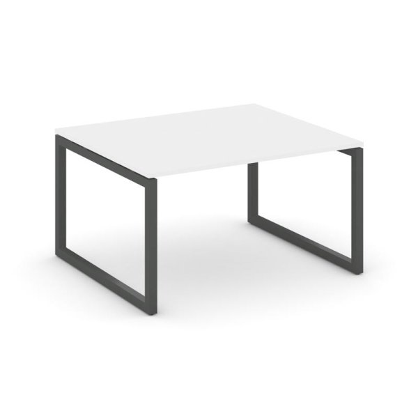 Стол переговорный SN-5O.SPRG-033.3 (1380х1180х750) (Белый/Металл Антрацит)