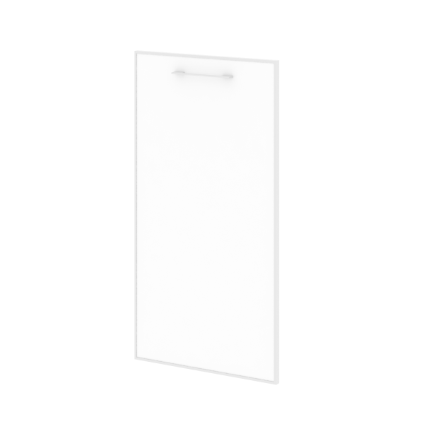 Дверь стеклянная в раме лакобель белый левая LT.S-5 R (L) White (Белый)