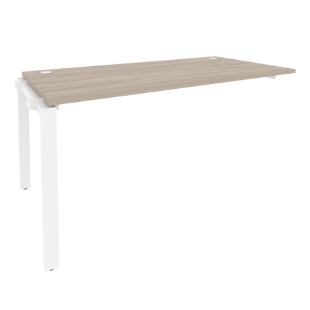 Наборный элемент рабочей станции на П-образном м/к Onix O.MP-1.NRS-4.8 1580x800x750 (Дуб Аттик/Белый Металл)