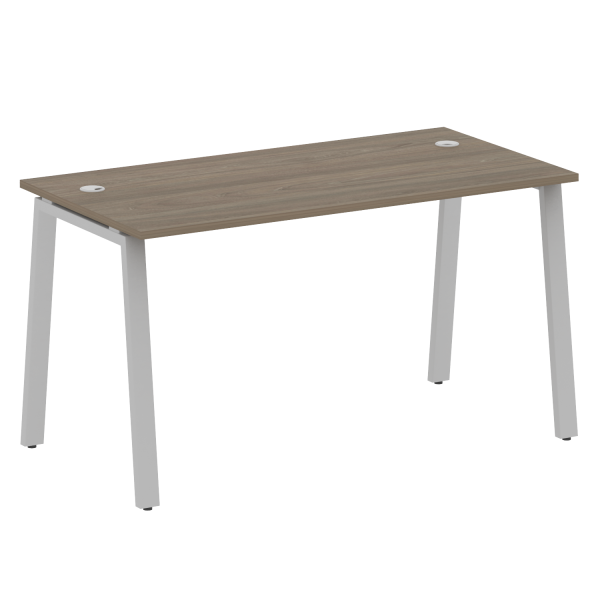 Стол письменный Metal System Style БА.СП-3 1400x720x750 (Вяз/Серый металл)
