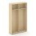 Шкаф-купе для одежды SN.SHK-003 (1200х400х1982) (Антрацит/Тиквуд Светлый)