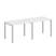 Рабочая станция на 2 раб.места Metal System Style БП.СМ-2.1 2000x720x750 (Дуб Наварра/Серый металл)