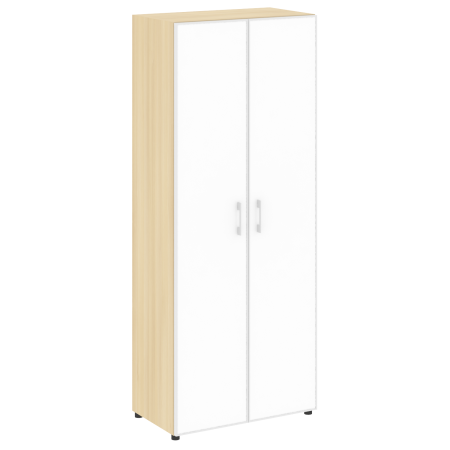 Шкаф для документов со стеклом белым LT.ST-1.10 R White (Акация Лорка)