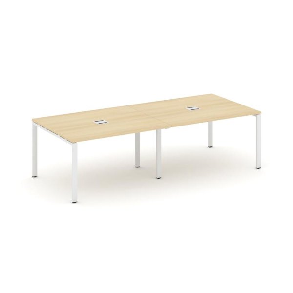 Стол переговорный SN-6P.SPRG-044 (3160х1180х750) (Акация Лорка/Металл Белый)