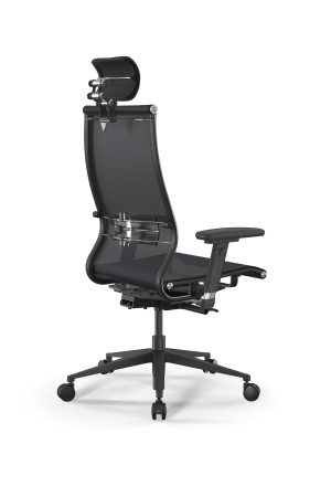 Кресло для руководителя Метта SynchroSit 10 L2-107D - TV /Km00/Nb00/D03P/H3mL-3D(M24.B11.G19.W03) (Черный)