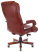 Кресло руководителя T-9926WALNUT светло-коричневый Leather EiCHel кожа крестов. металл/дерево (Светло-коричневый)