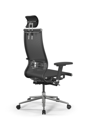 Кресло для руководителя Метта SynchroSit 10 B2-107D - T /Km00/Nb00/D03P/H3mL-2D(M23.B23.G18.W02) (Серый)