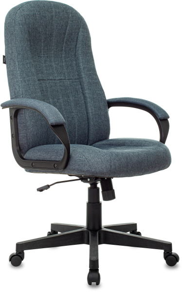 Кресло руководителя T-898 темно-синий 38-416 крестов. пластик (Темно-синий)